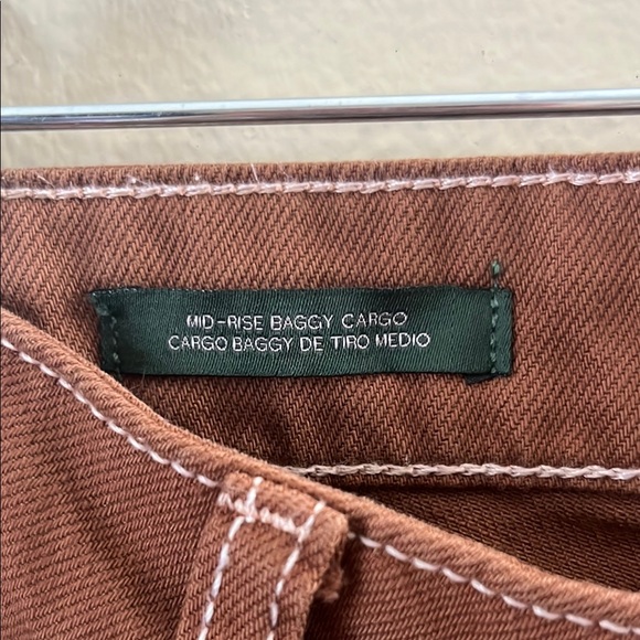 Wild Fable Brown Pants with Contrast Stitching - Picture 4 of 9